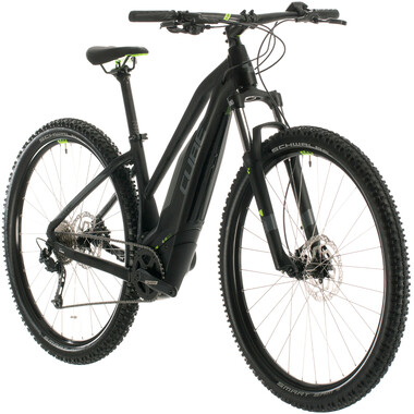 Mountain Bike eléctrica CUBE ACID HYBRID ONE 500 29" Mujer Negro/Verde 2020 0